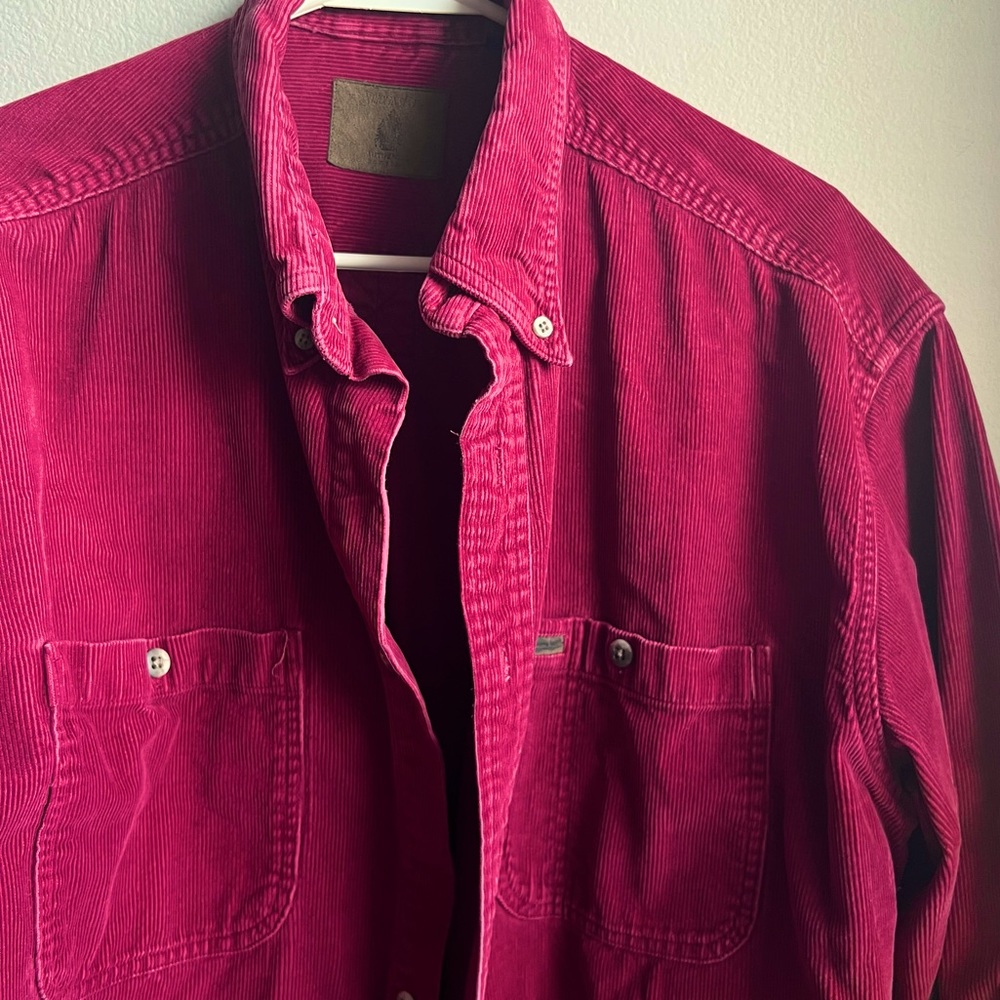 VINTAGE St. John’s Bay Corduroy Button Up